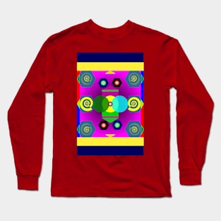 Geometric Trip Long Sleeve T-Shirt